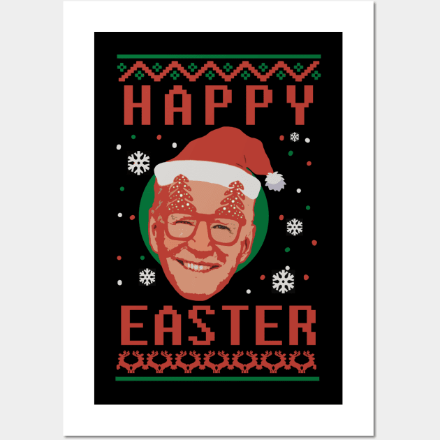 Happy Easter - Funny Joe Biden Wall Art by olivia parizeau